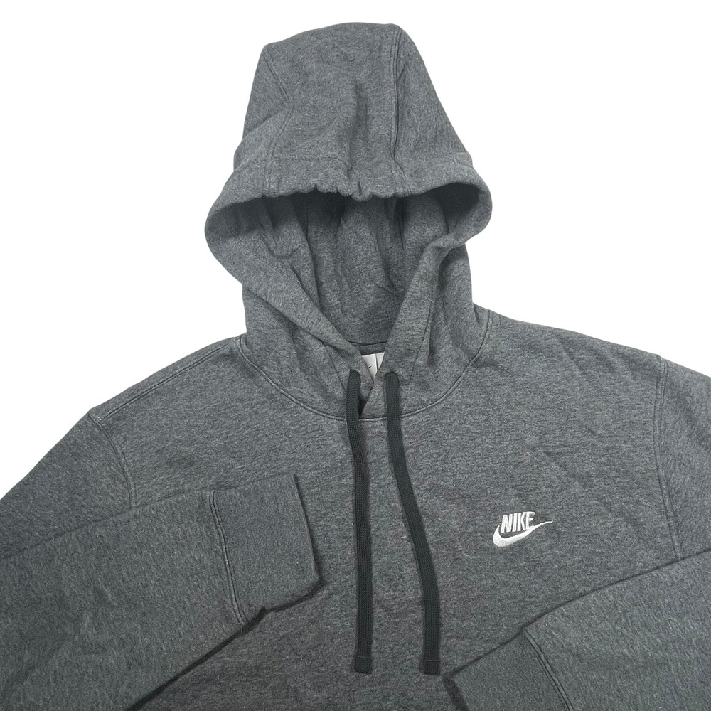 Nike Sportswear Club Fleece Hoodie Mens Large Gray BV2654-071 Pullover Sweat